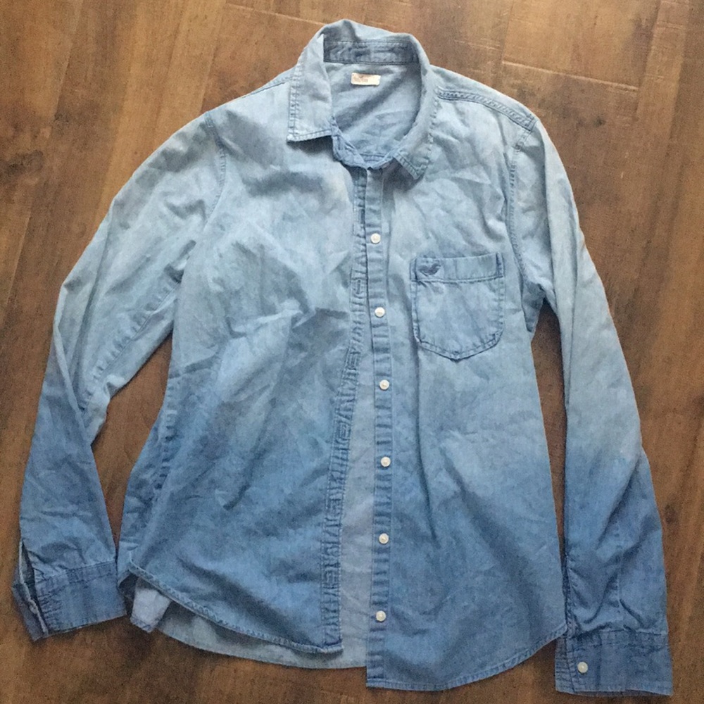 Hollister jean shirt